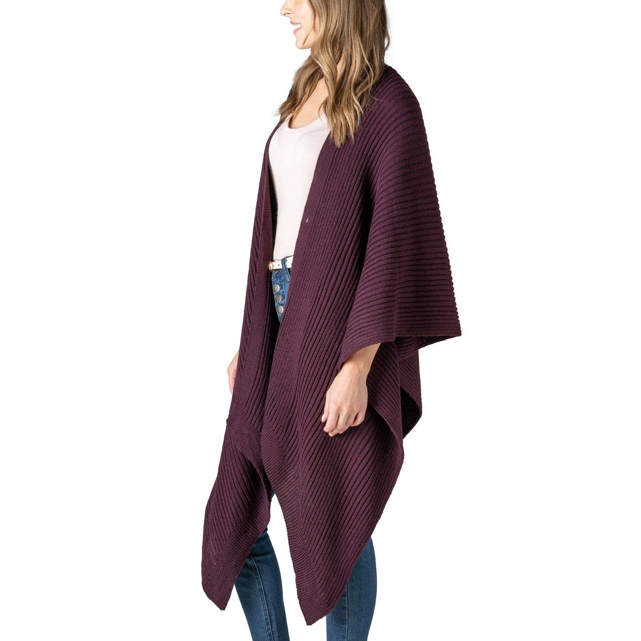 DM Merchandising - Wholesale Tunic Sweater - Women's - Allthreads Heritage Sweater Wrap Open Stock11
