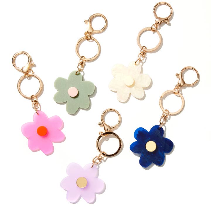 Flower key ring // select colour and other Purchase Wholesale farm gate flowers monbulk. Free Returns & Net 60 Terms on Faire trending on Faire.