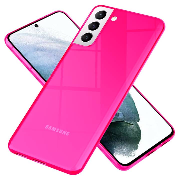 NALIA Neon mobilskal för Samsung Galaxy S21, transparent silikonfodral för wholesale av SchnappFreude