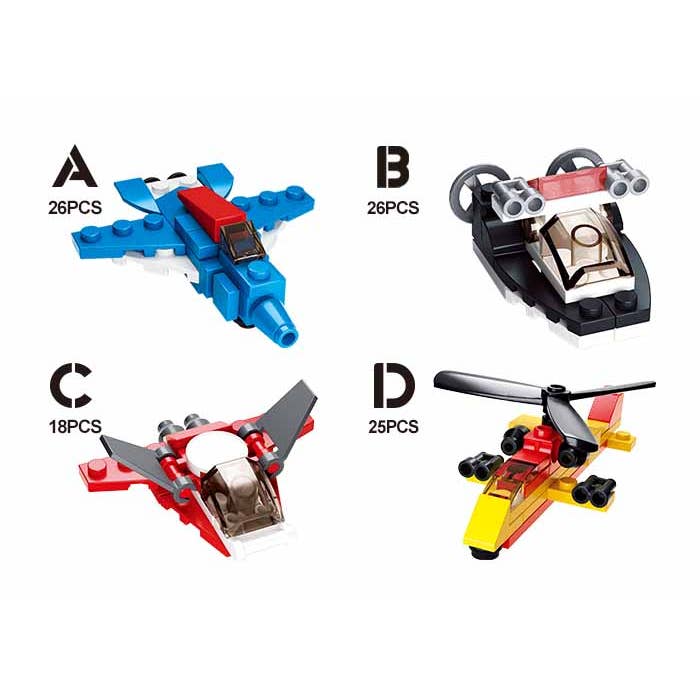 Texas Toy Distribution - Wholesale Building Set - Kids - Builder Master, 12pcs in One Display Building Bricks 323 Pcs4