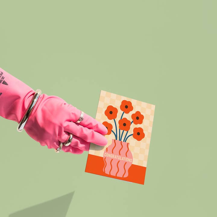 Soko Says - Wholesale Congratulations Card - Congratulations Flower Card0