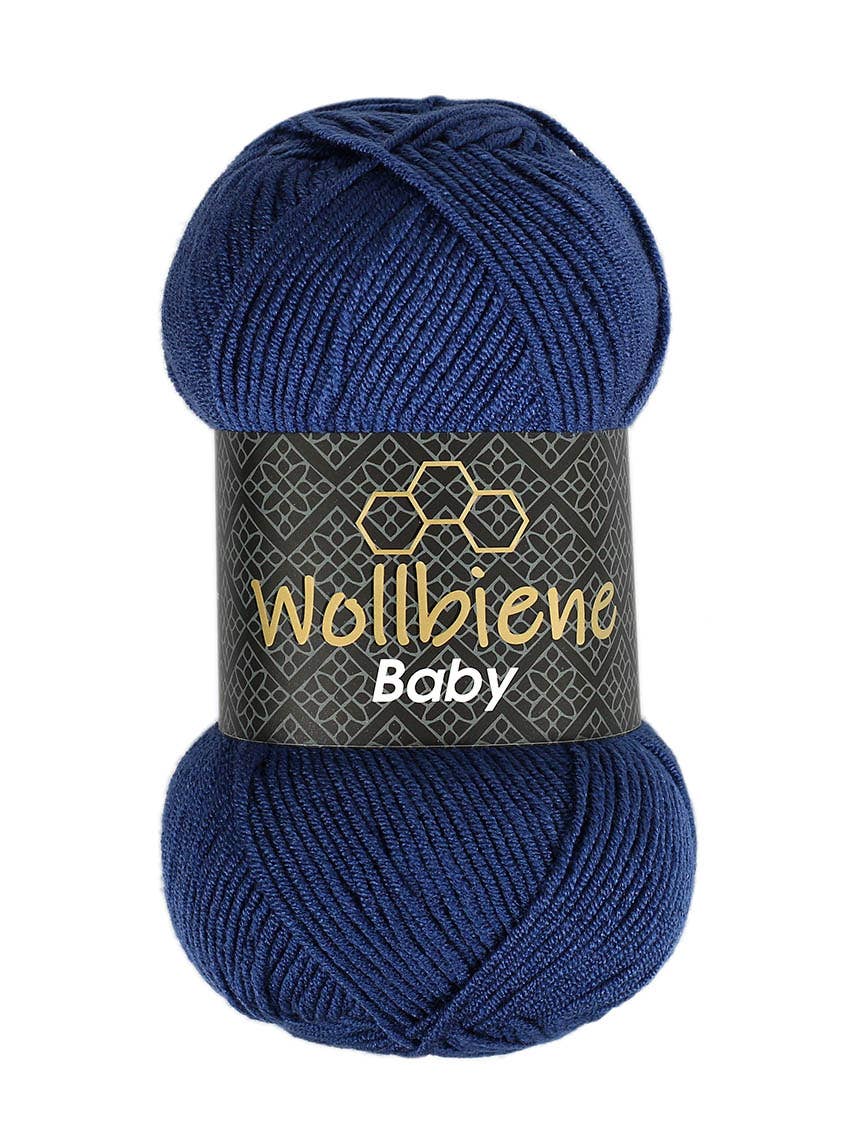 Wollbiene – Engroshandel Garn – Wollbiene babystrikkegarn 100 g, anti-fnuller til hækling og strik13