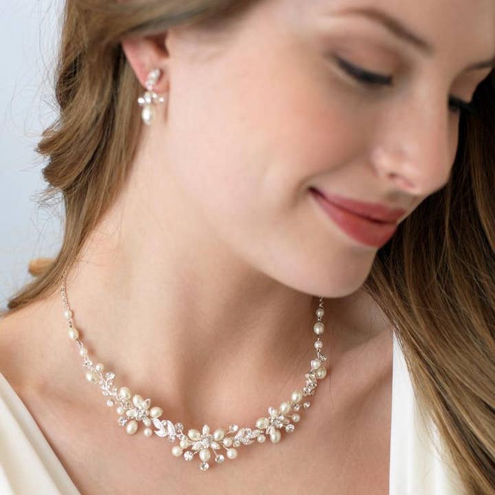 Dareth Colburn Designs - Wholesale Jewelry Set - Delicate Pearl Jewelry Set