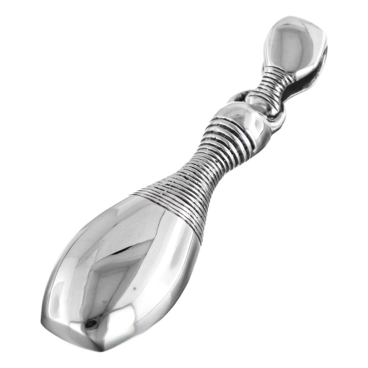 FifiRose - Vendita all'ingrosso Collana con ciondolo/pendaglio - Ciondolo birillo da bowling in argento sterling 925, 2"1