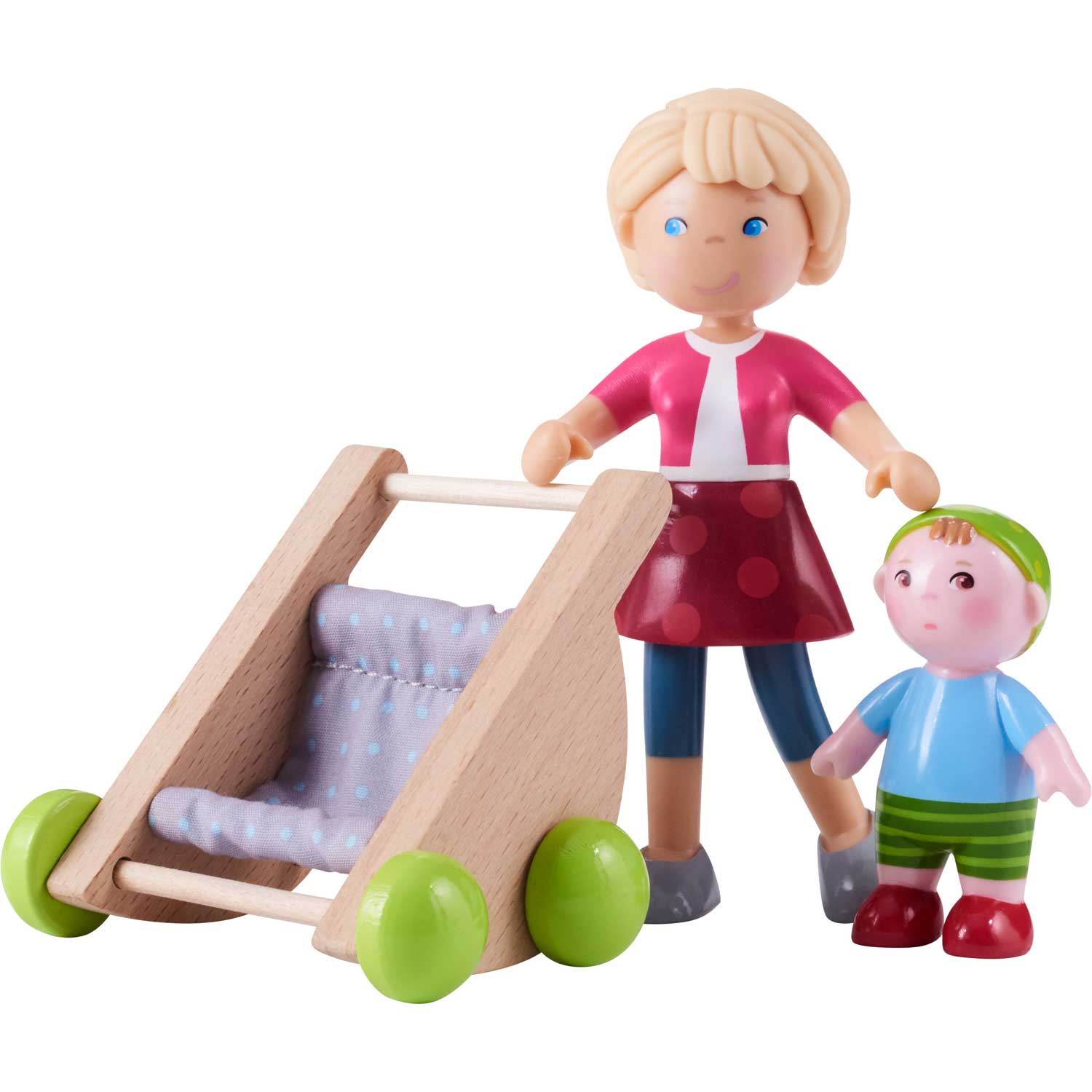 HABA USA - Wholesale Figurine Toy - Kids - Little Friends Mama Melanie and Baby Kilian Dolls0