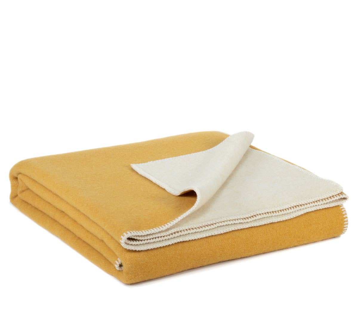 MoST - Wholesale Bedding Blanket - Wool bed Blanket MISTED YELLOW - double1