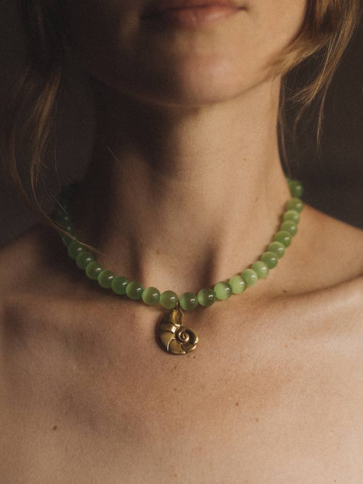 Honeydew Choker for wholesale by Weave Gold