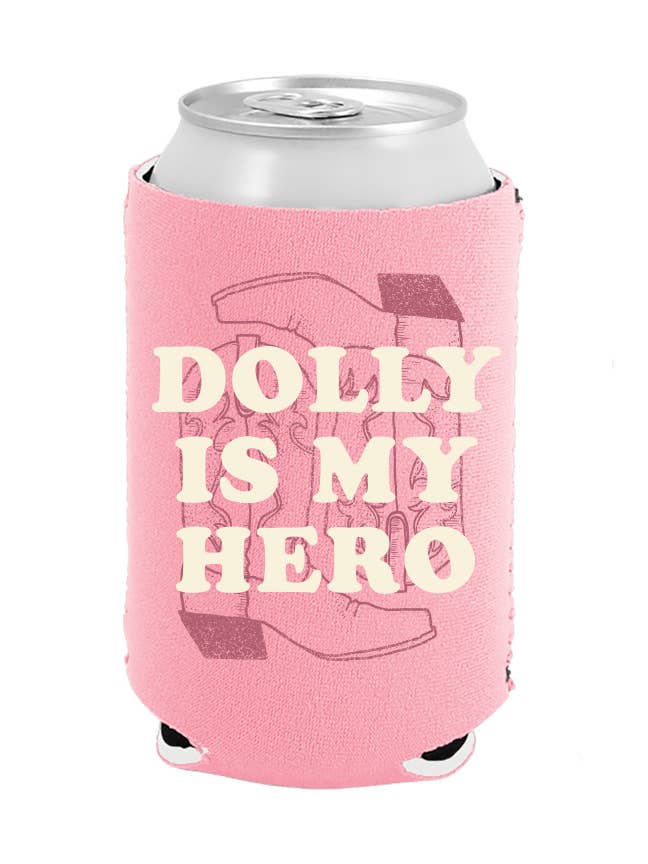 Dolly Is My Hero- Coozie for wholesale by SOUTHERN FRIED DESIGN BARN