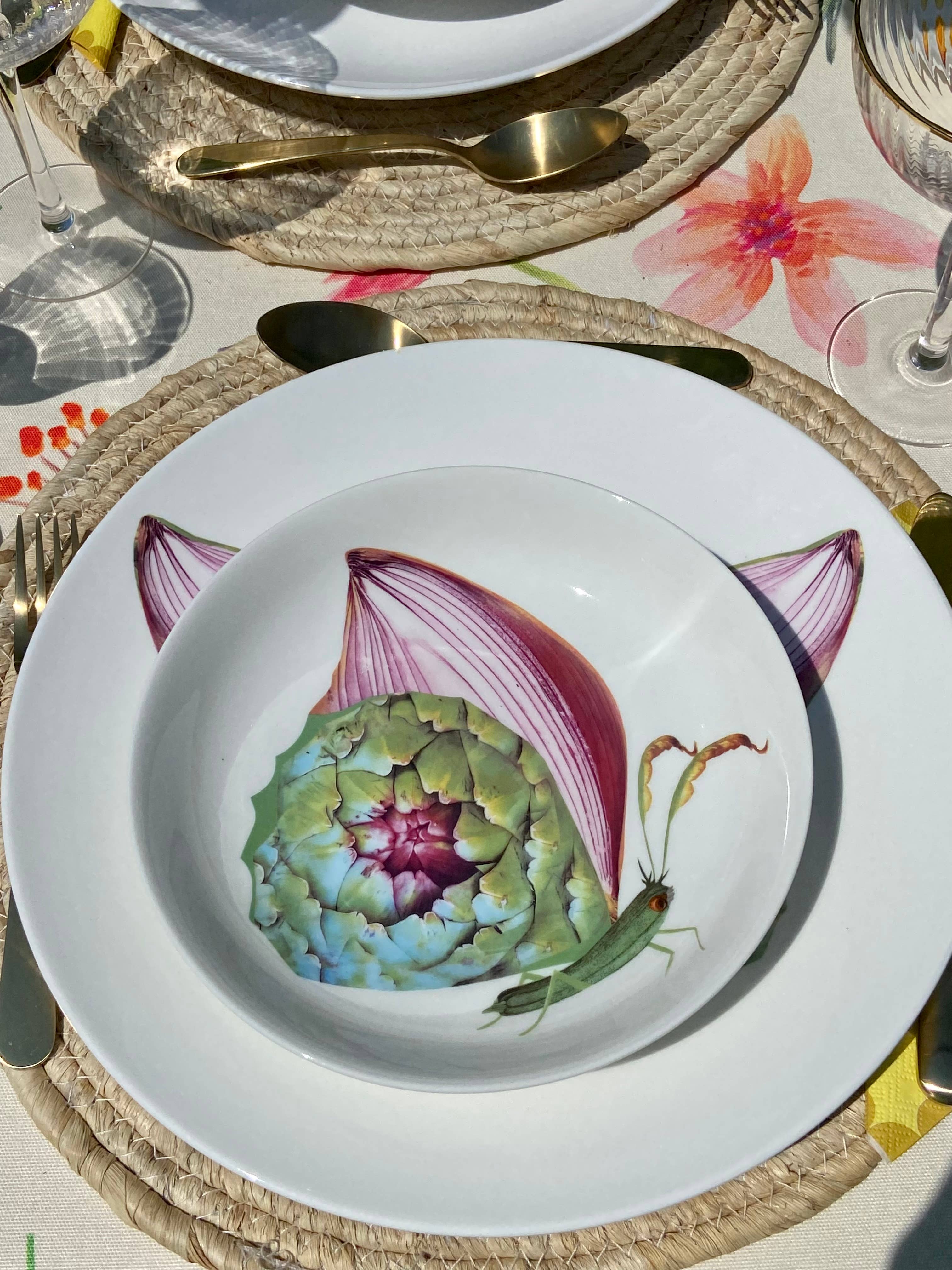 Bordy's - Wholesale Dinner Plate - The Dolce Vita of a Farfalla - Piatti Fondi15