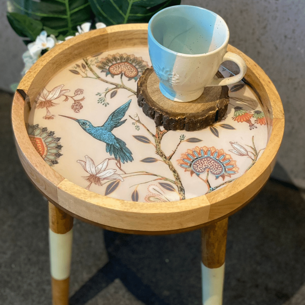 Hartsmede - Wholesale Side Table - Handmade Side Table Removable Legs Hummingbird Tray Table24