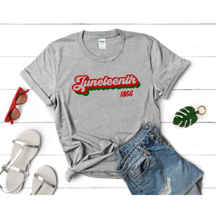 Juneteenth Retro Cutout Tee for wholesale by Season922