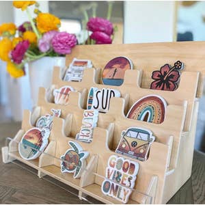 Wholesale sticker display rack for your store