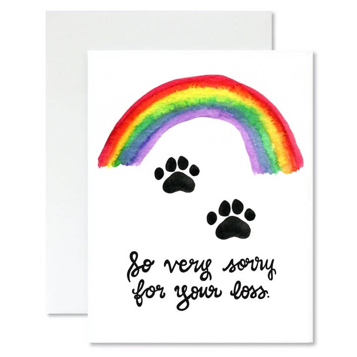 Dog Sympathy Card for wholesale by Mabel Paper Co.