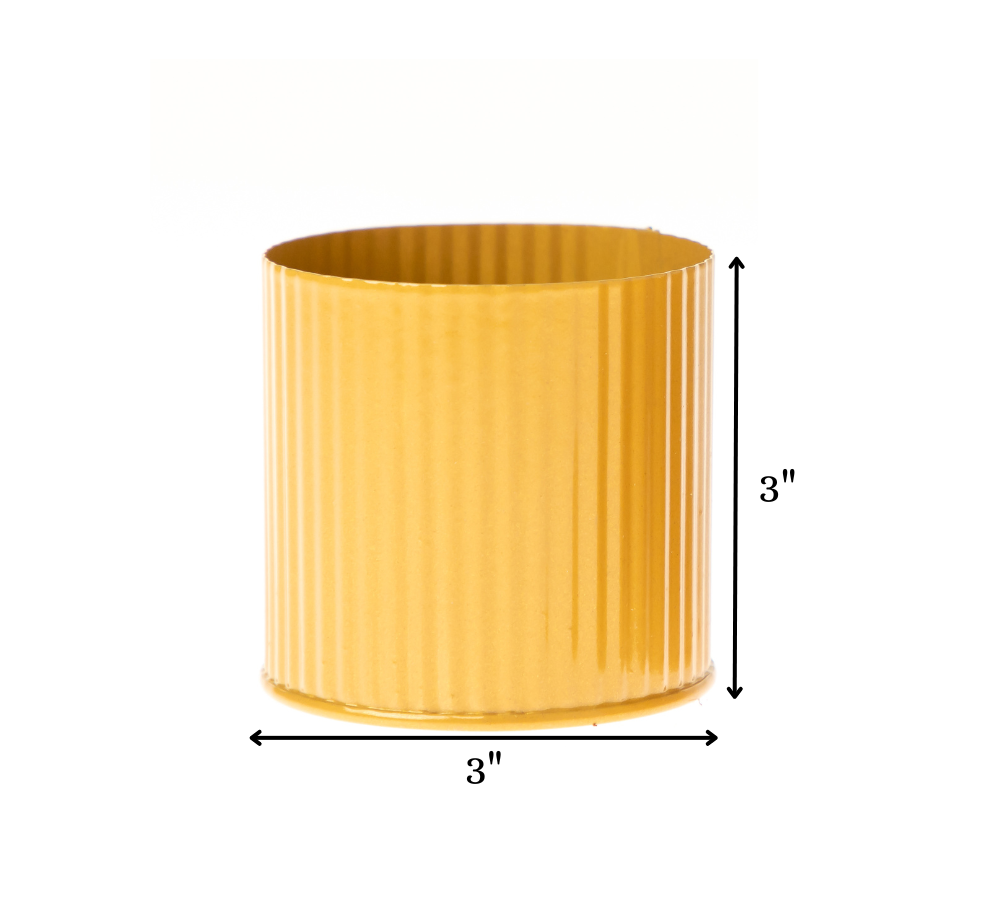 UNIMIX FLORAL – wholesale Vas – Galvaniserad plåtkruka för bröllop, evenemang och vardag 7,6x7,6 cm0