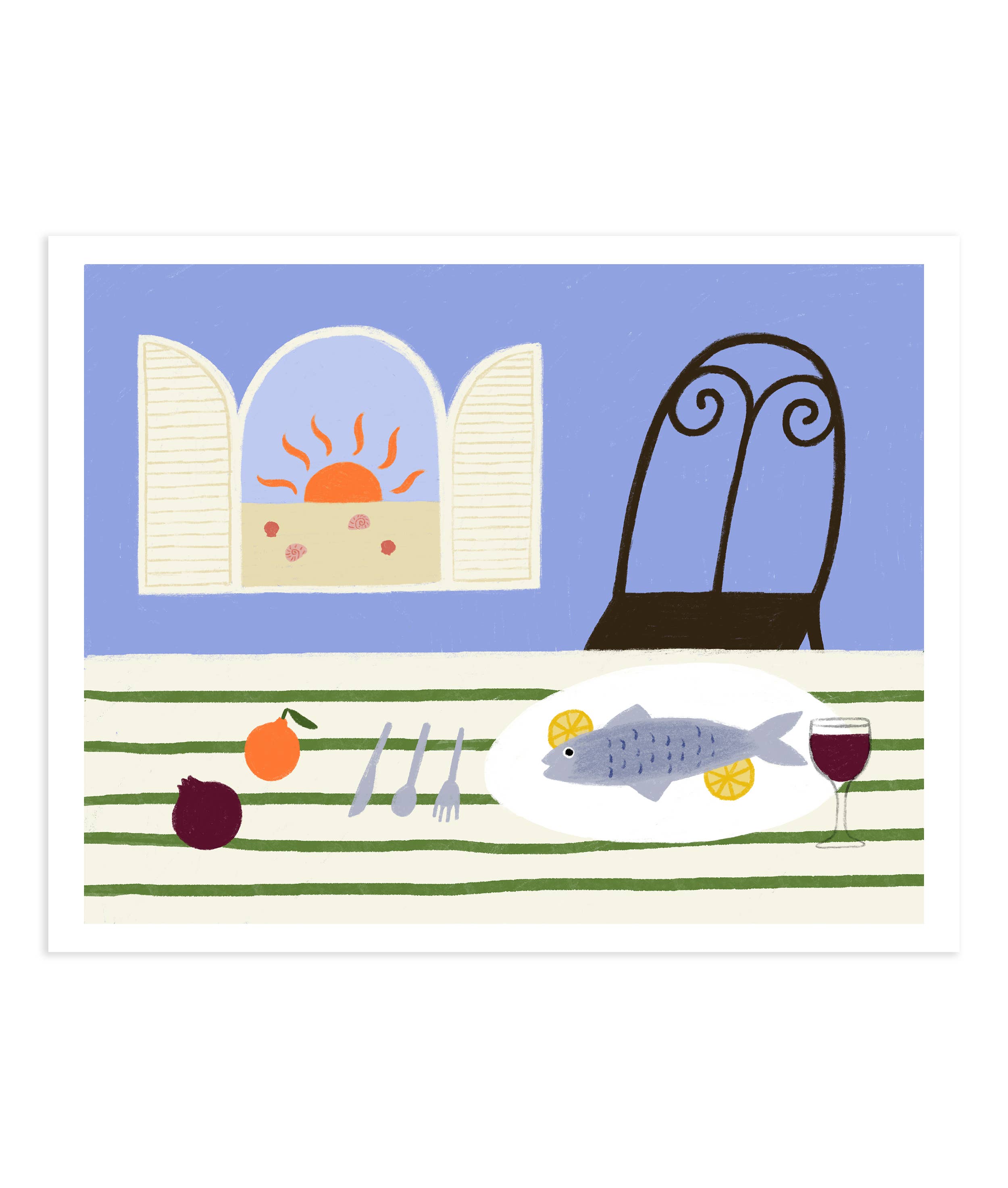 Allison Poplett - Vente Affiche d'art - Impression artistique Pesce e Limone