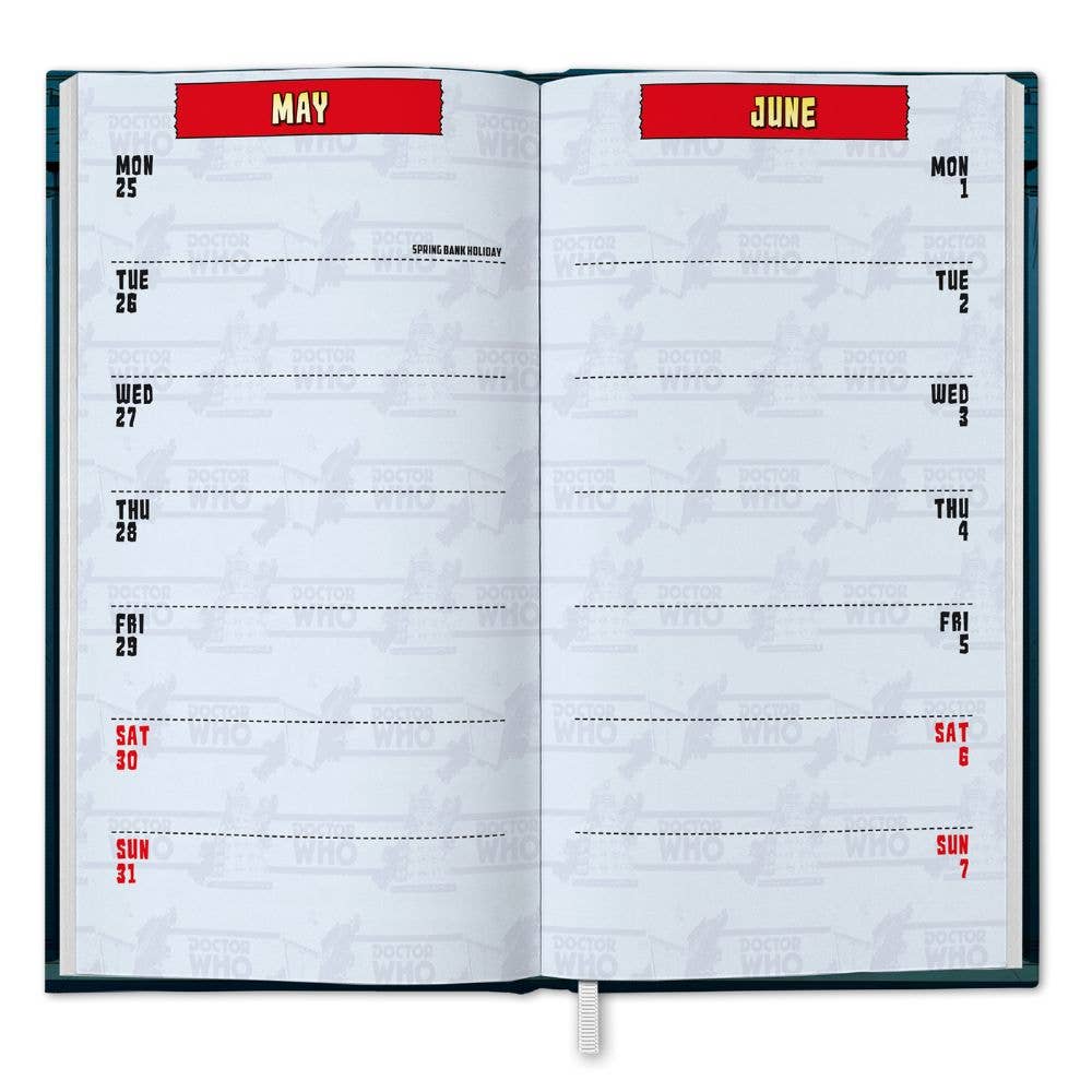 Danilo Promotions Ltd – wholesale Journal/diary – DOCTOR WHO 2026 SLIM DIARY2
