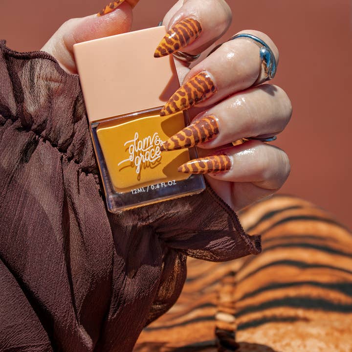 Glam & Grace - Wholesale Nail Polish - Non-Toxic Nail Polish - Marigold3