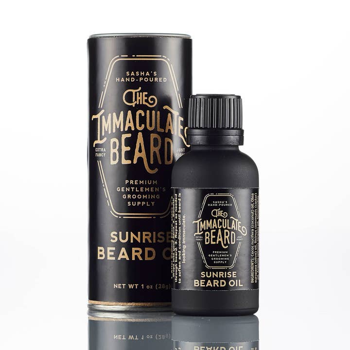 Beard Oil SUNRISE Oak Moss & Clary Sage for wholesale by The Immaculate Beard