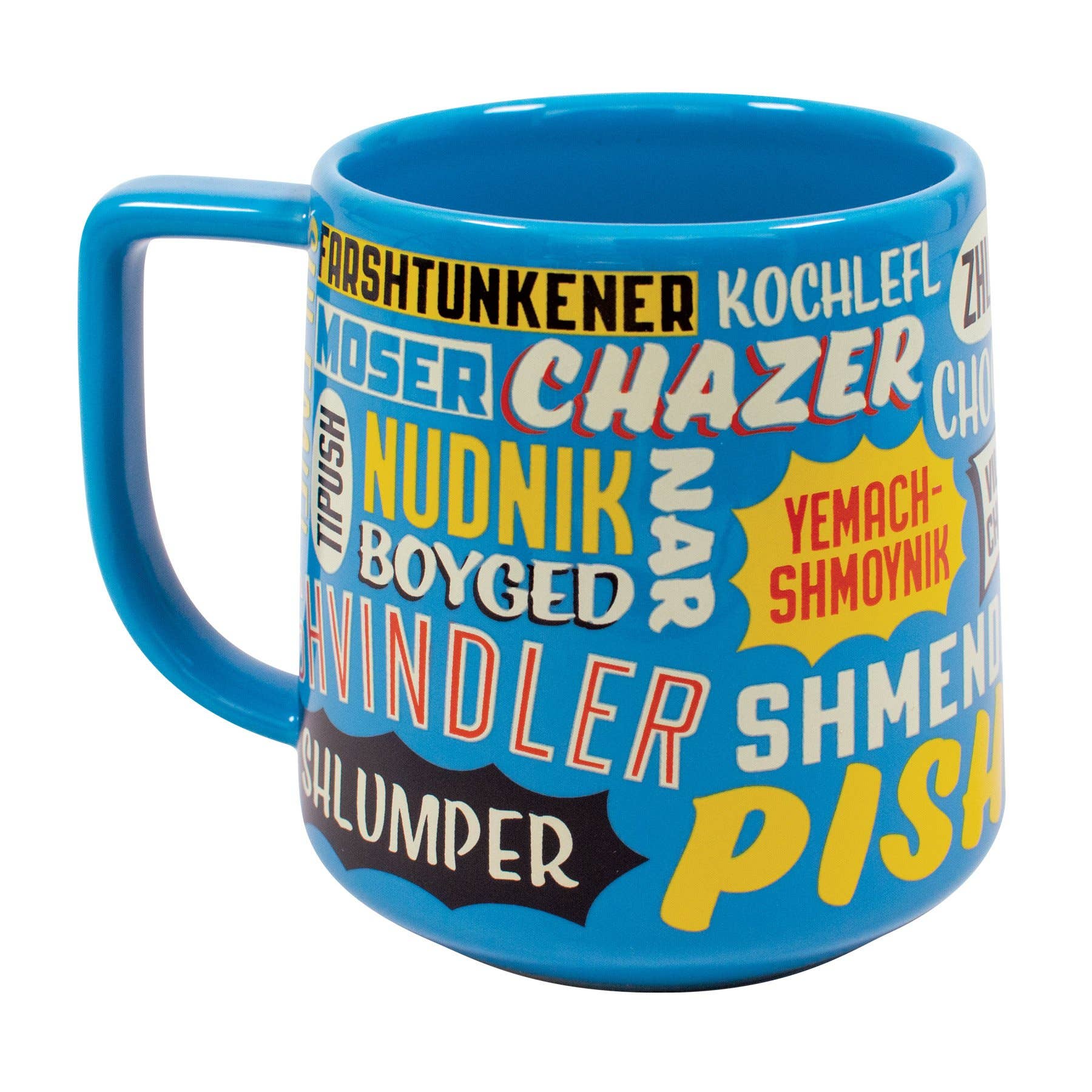 Unemployed Philosophers Guild - Wholesale Coffee Mug - Yiddish Insults Coffee Mug1