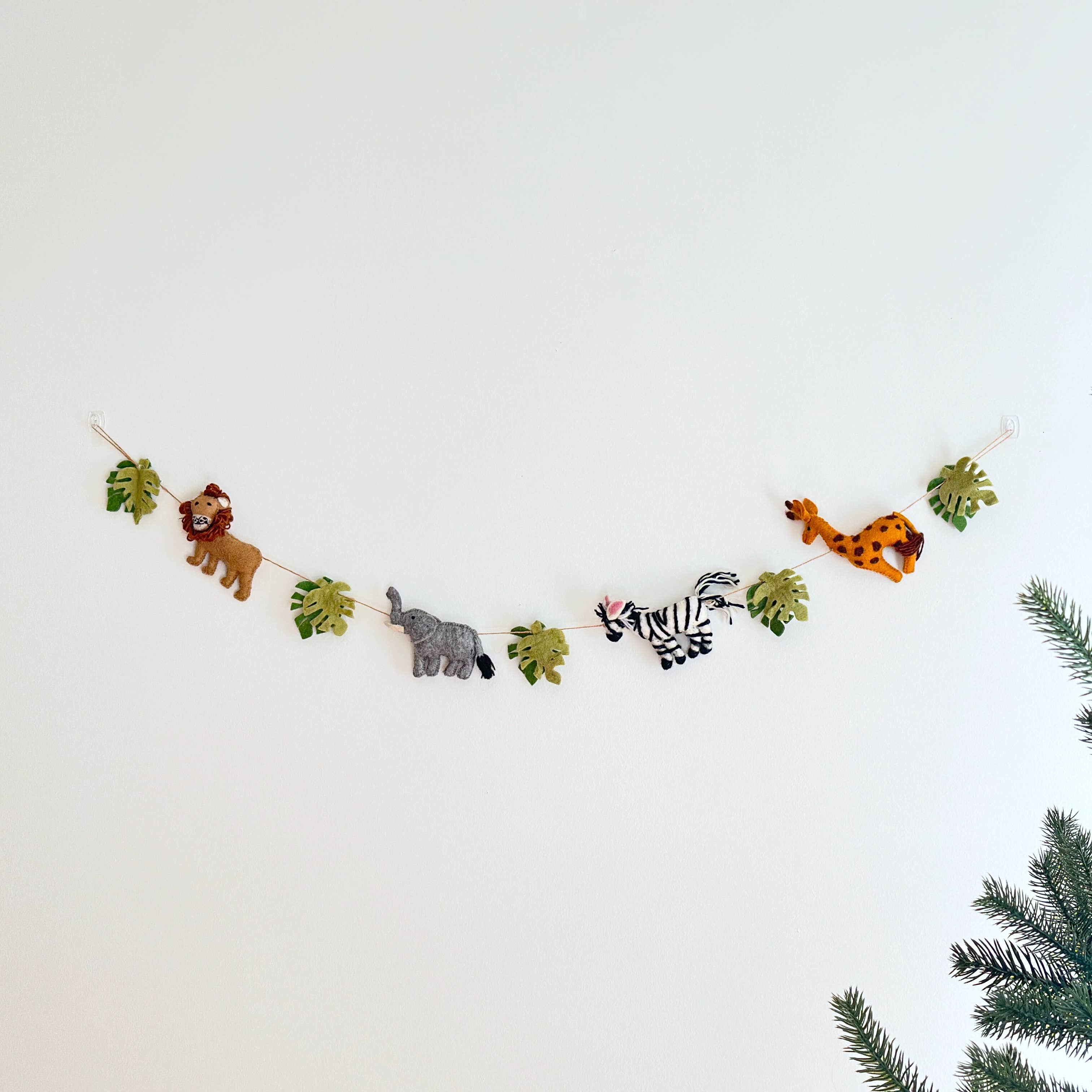Ganapati - Wholesale Bunting/Garland - Felt Safari Animal Garland0