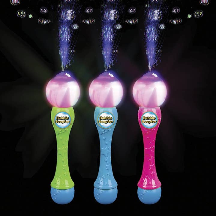 La Luna Bella - Toys - Vendita all'ingrosso Giocattolo luminoso - Bambini e neonati - Giocattoli luminosi LIGHT-UP BUBBLE SCEPTER LLB da 13,5"