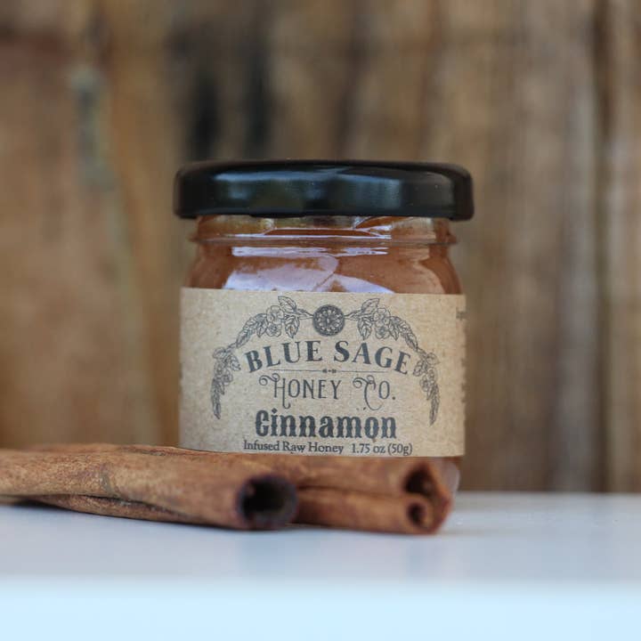 Blue Sage Honey Co. – Engroshandel Honning – Kanel infunderet rå honning gourmet spisekammer
