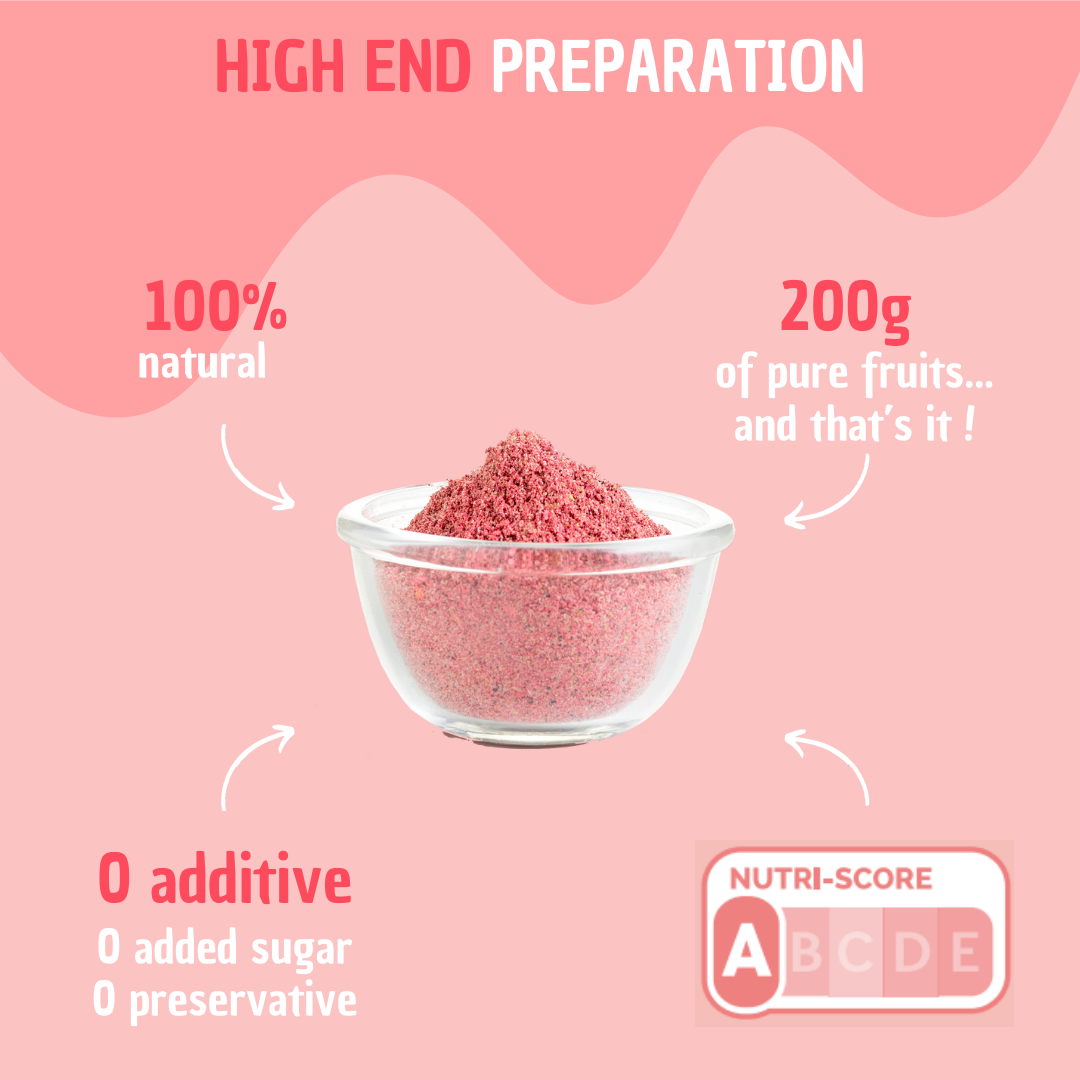 Natural Food Innovation - Wholesale Powdered Health Drink - SINGLE Pink - Smoothie preparation4