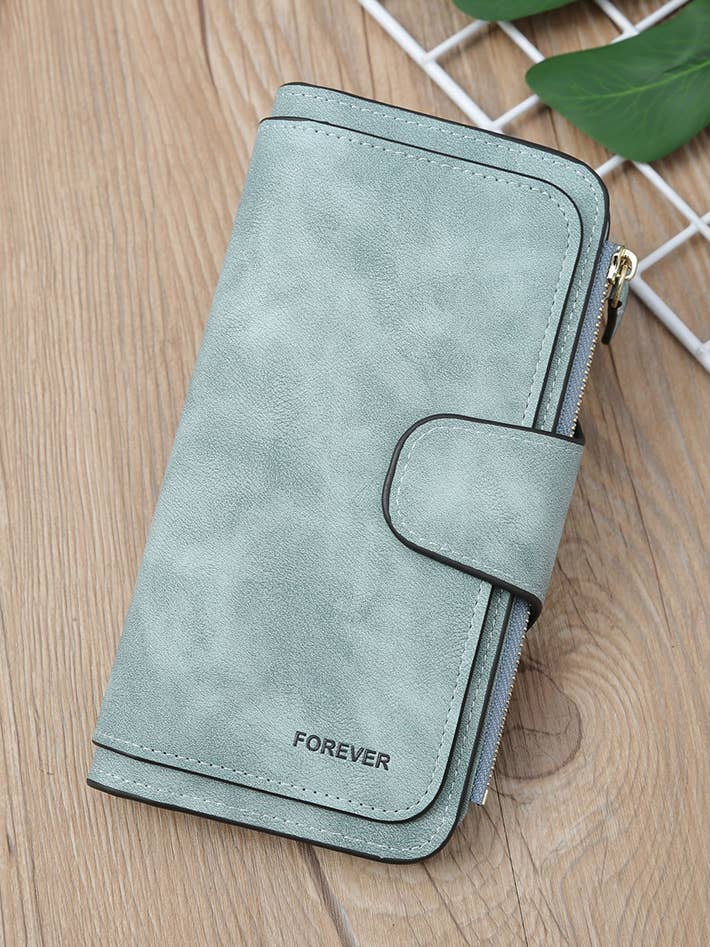 Long Matte PU Multi-purpose Women's Wallet for wholesale by Wholesalesir