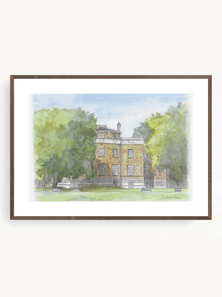 Herrgården, Härtill Grön A3 för wholesale av Heather Victoria Design