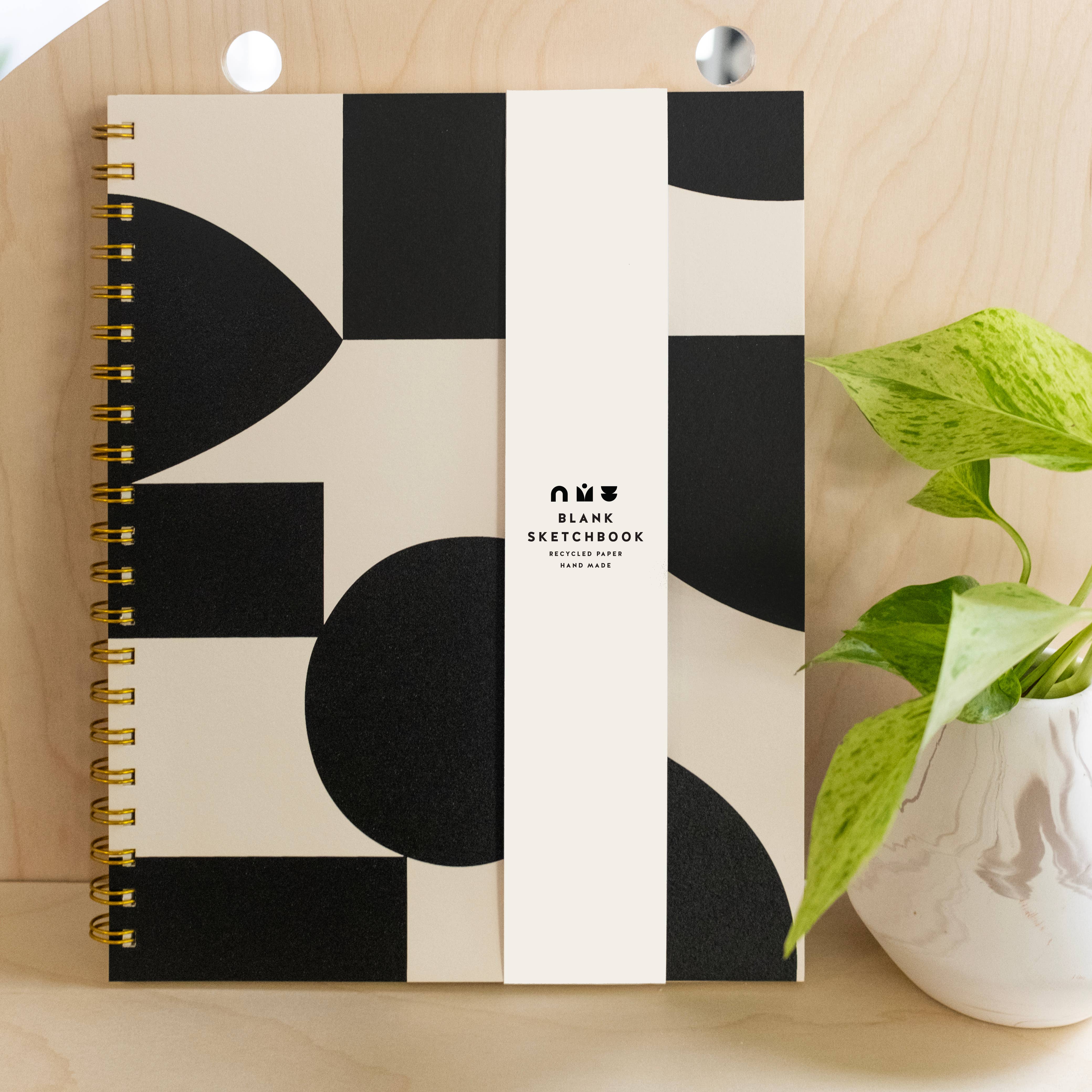 Worthwhile Paper – Caderno de desenho/bloco de desenho por atacado – Caderno de Desenhos de Geometria Contraste3