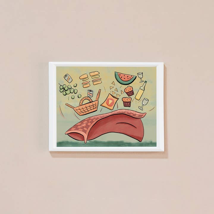 Wunderlicher Picknick-Kunstdruck für den Großhandel von Visual Splat