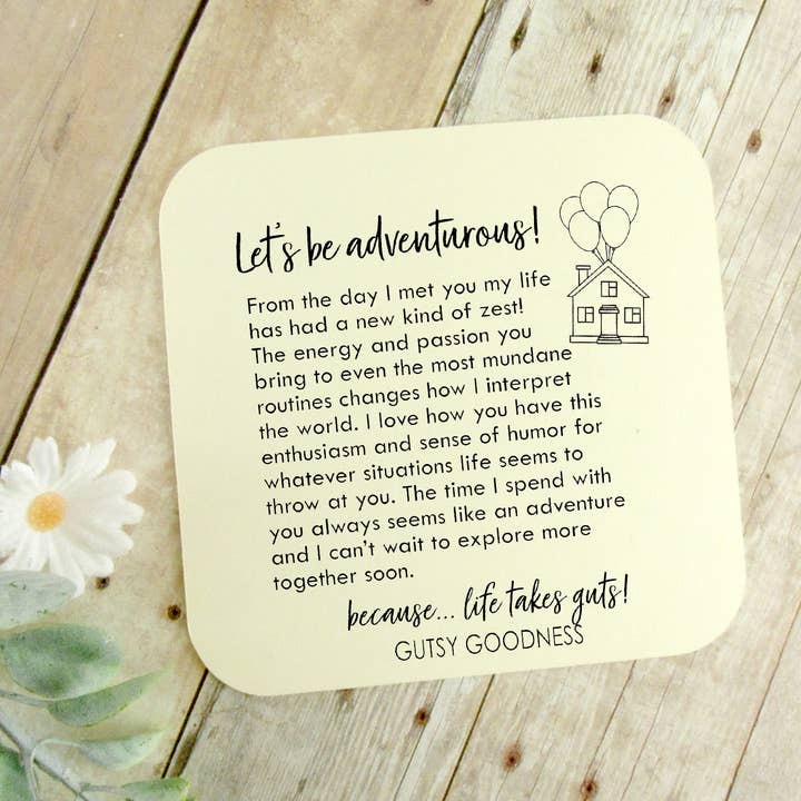Gutsy Goodness - Wholesale Keychain - Women's - Let's Go On Adventure Keychain Balloon House Charm Amazi ^2