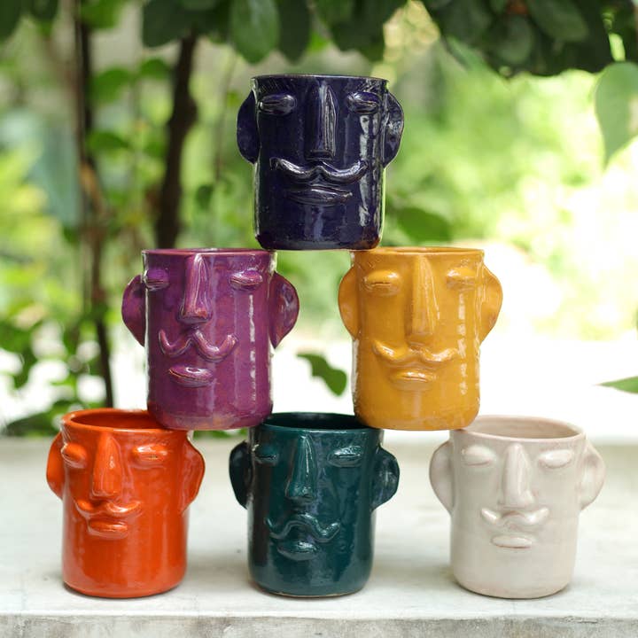 LUZ Collection - Wholesale Coffee Mug - Manny Mug - White -Â Made in Oaxaca