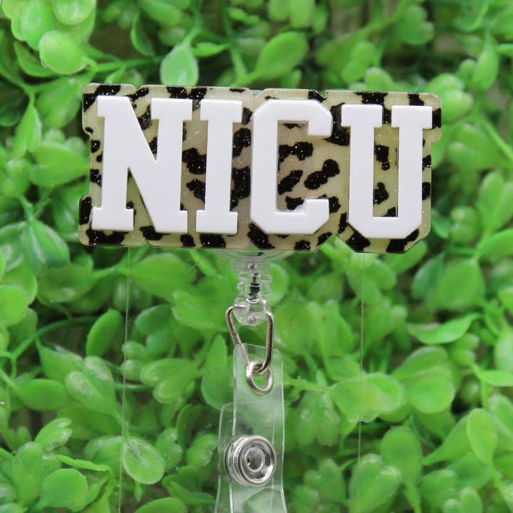 NICU Léopard Enrouleur de Badge 3D pour la vente par Hylidae Boutique