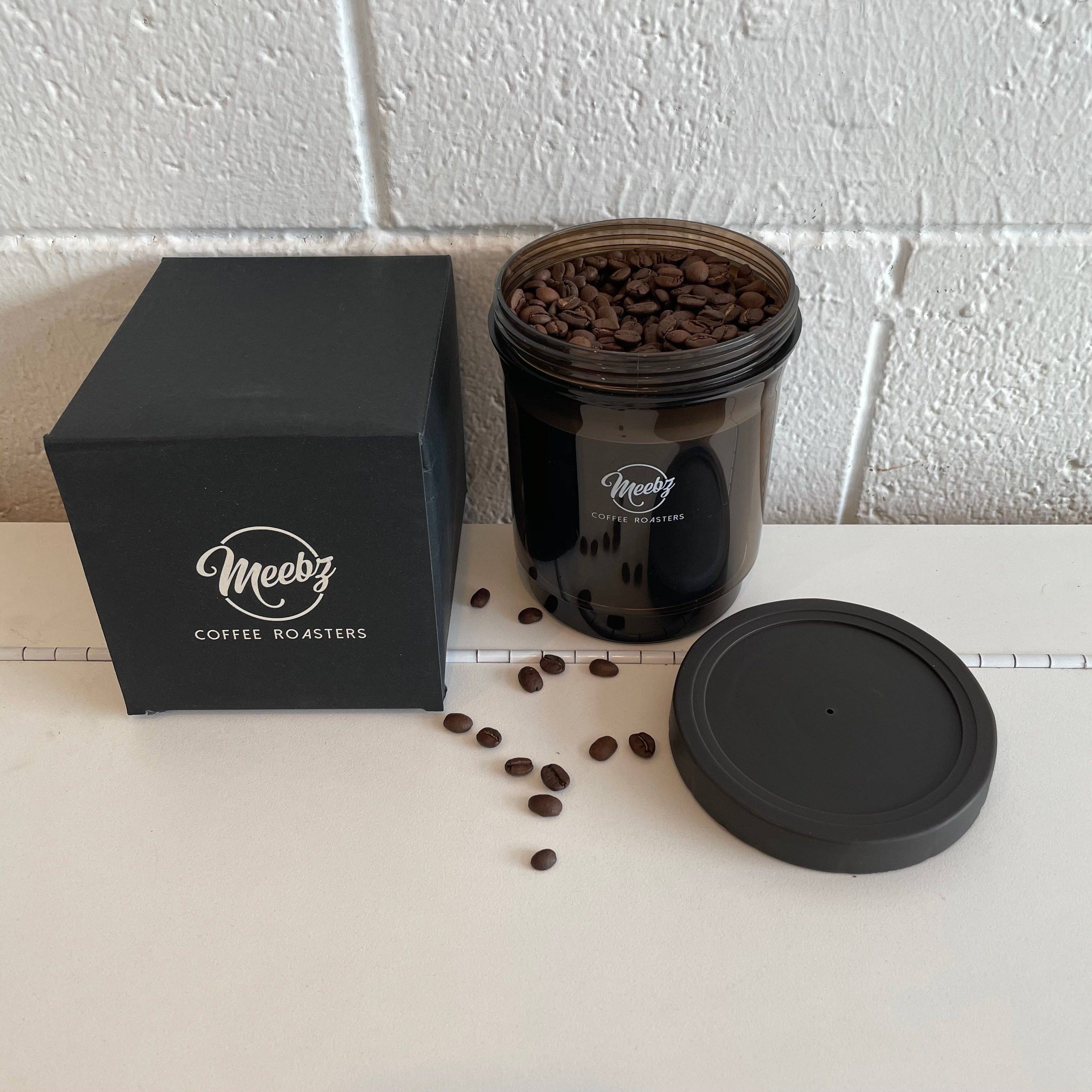 Meebz Coffee Roasters – wholesale Food storage container – Vacuum Air-Tight Bean Container1