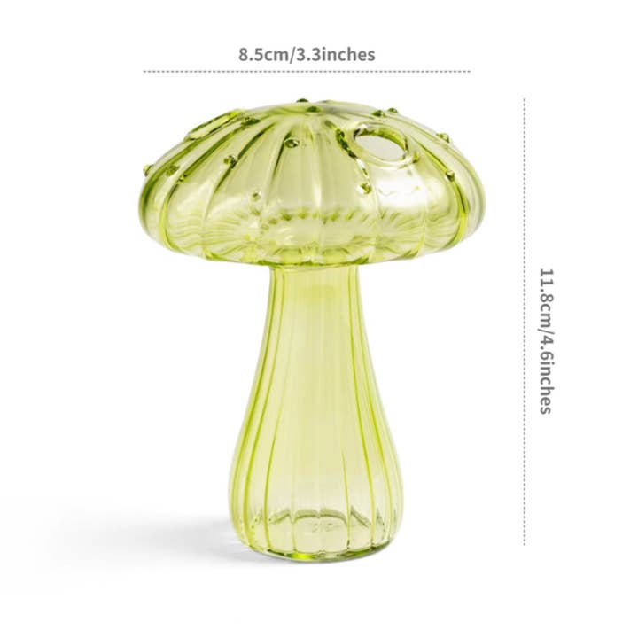 IVORE.GROUP - Wholesale Vase - Mini Glass Mushroom Bud Vase
