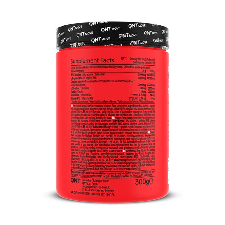 Gudis - Venta al por mayor Proteínas en polvo - Pre-Workout Pump RX Frutos Rojos 300 g