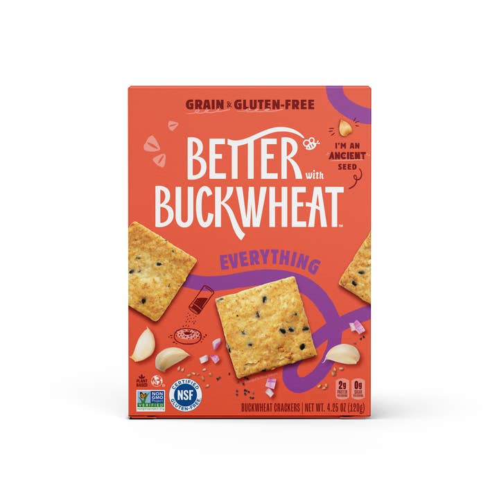 Better with Buckwheat | Maine Crisps - Wholesale Crackers - Everything Crackers | Gluten-Free | Artisanal | Charcuterie5