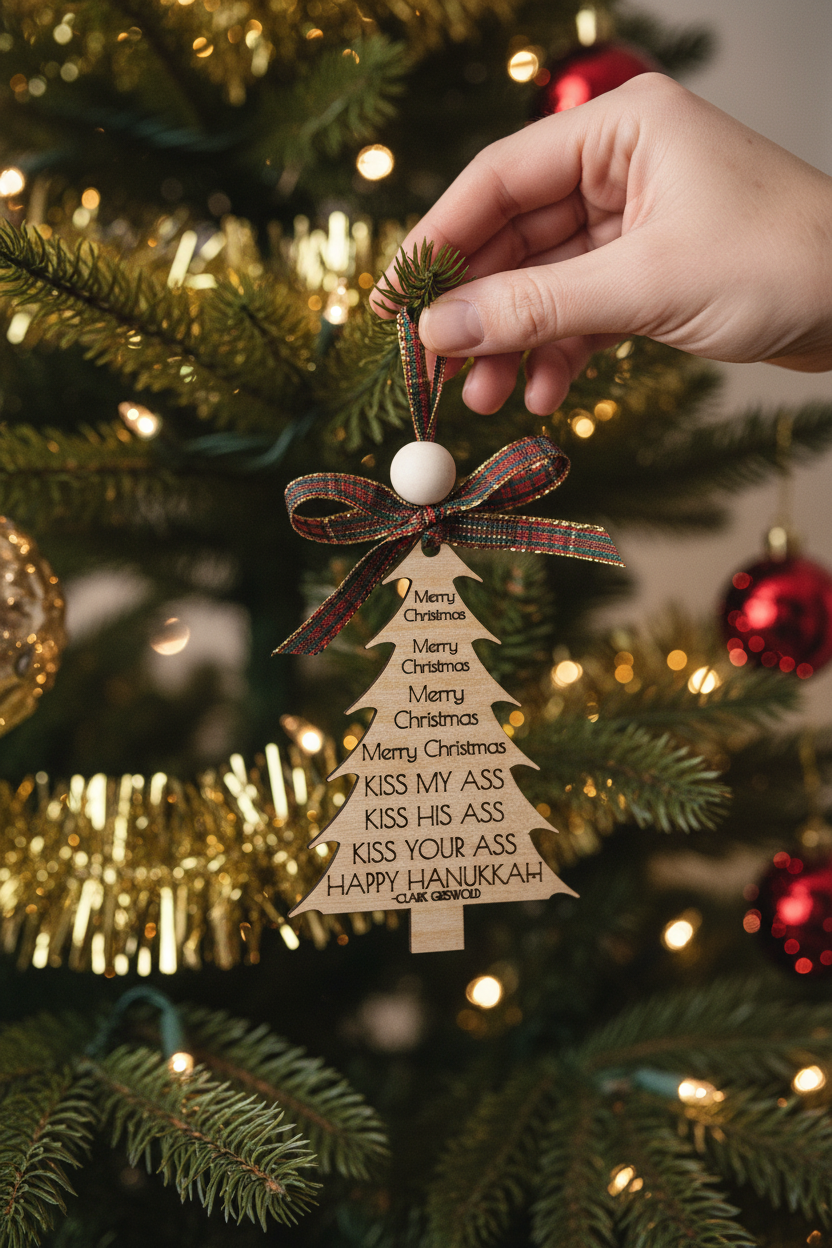 Cul de Sac Critters - Vente Objets de décoration - Ornement d'arbre de vacances amusant – Citation de film, Meilleur vendeur3