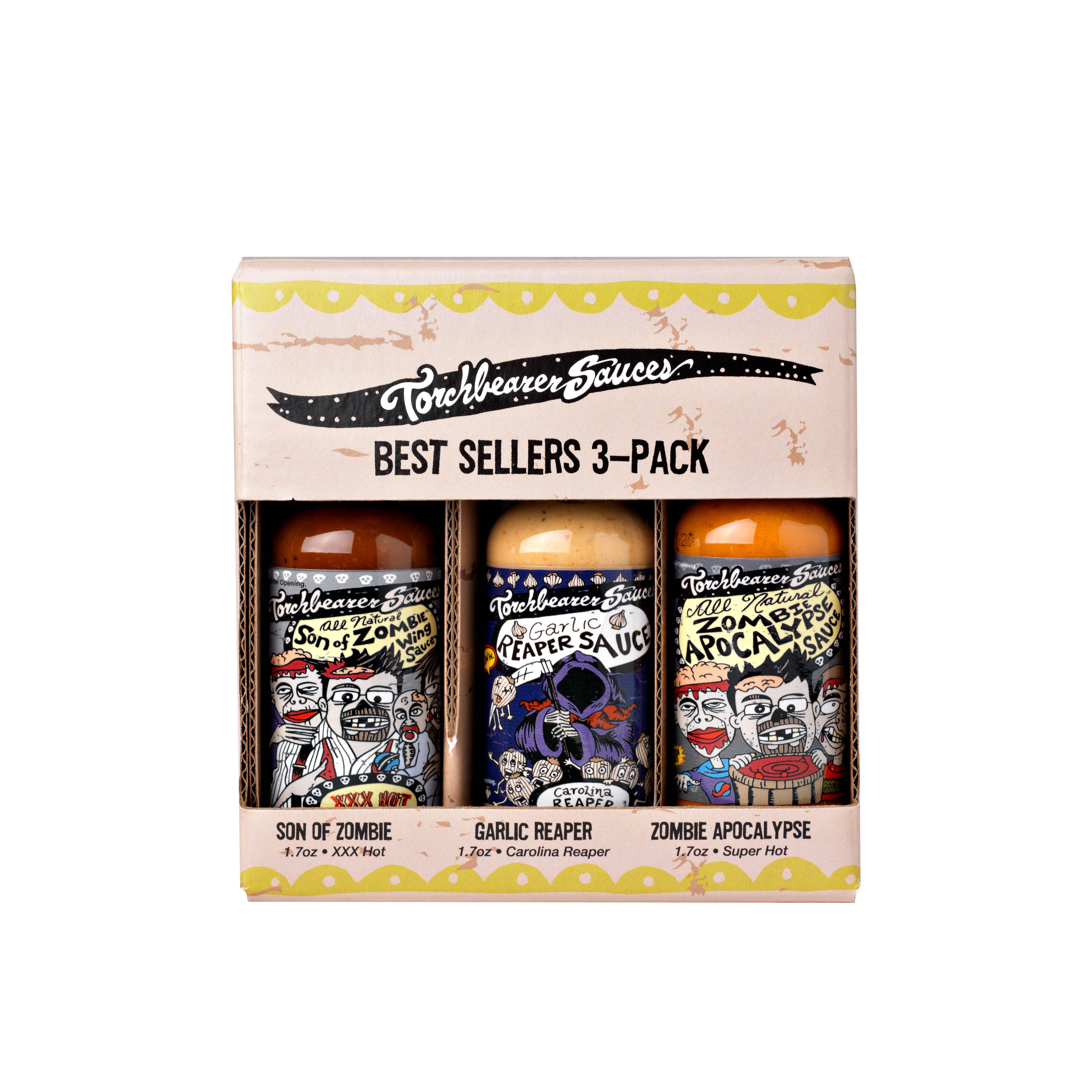 TorchBearer Sauces - Venta al por mayor Salsas picantes - Pack de 3 Mejores Ventas de TorchBearer Sauces2