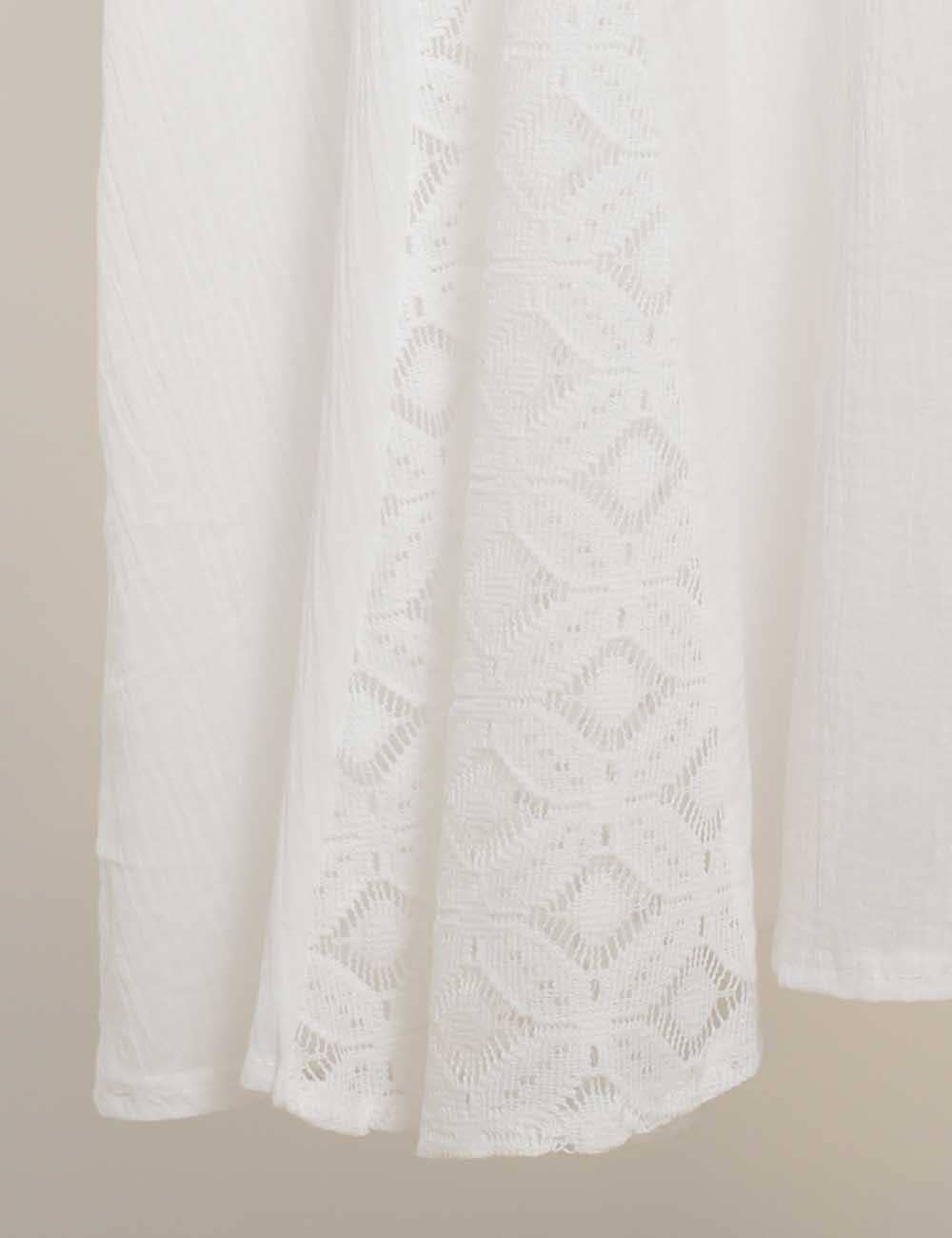 Ladies White Back Smocking Cami Top & Skirt Set SKST5KC1901 for wholesale on Faire5