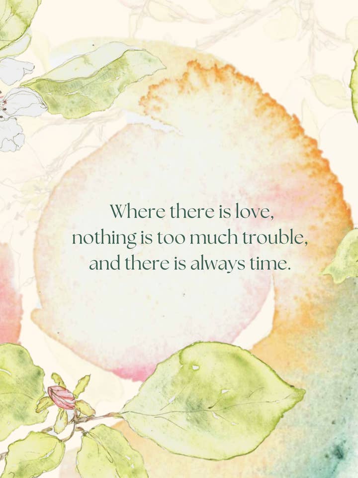 Altijd tijd...wenskaart voor wholesale door Leafy Lexicon