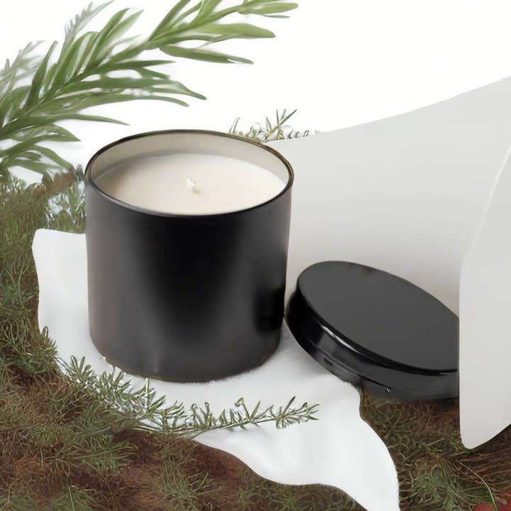 12 PCS non etichettati - Candela in latta Infinity #2 per la vendita all'ingrosso da parte di Agaboo Candle