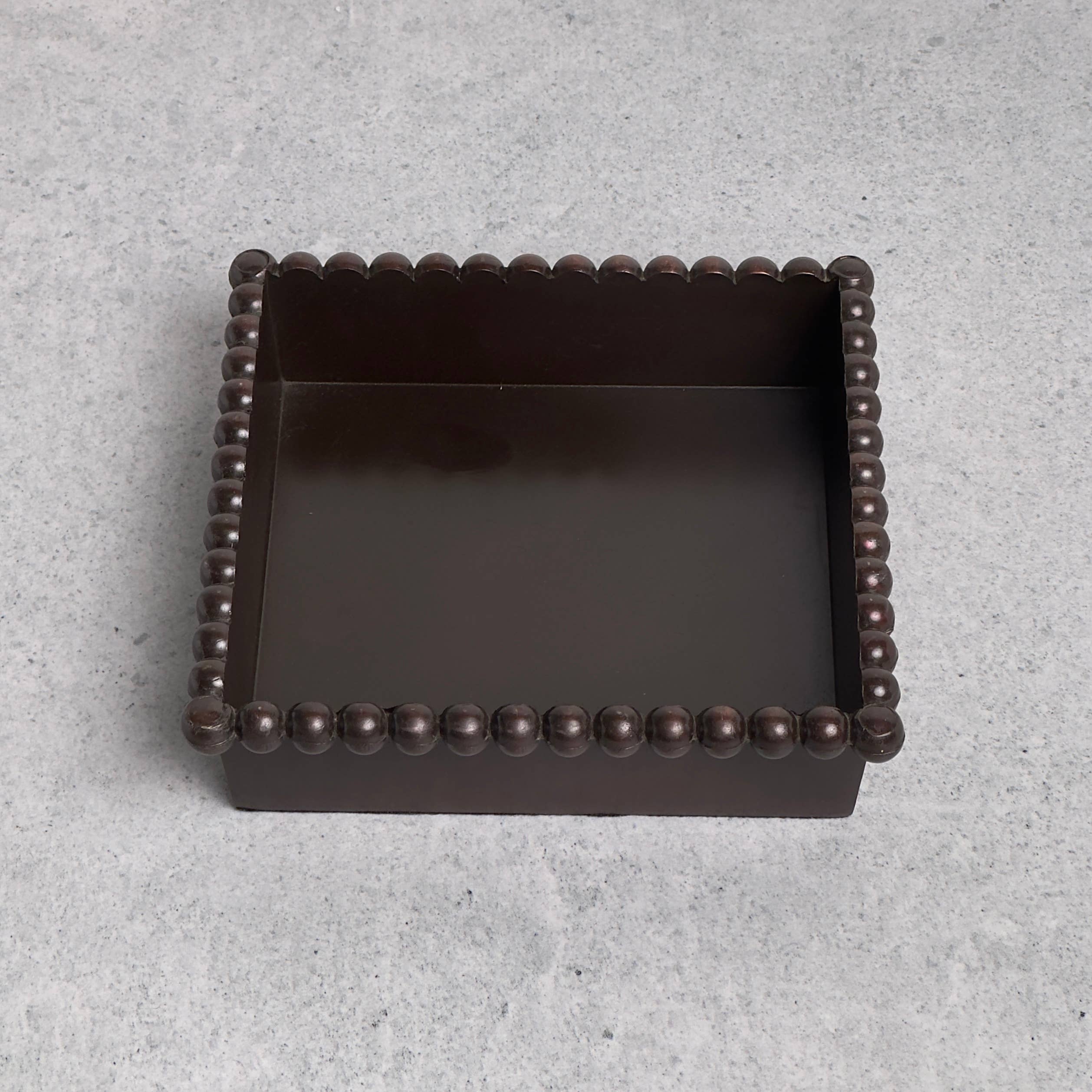 India Handicrafts Inc - Wholesale Napkin Holder - Copper Napkin Box3
