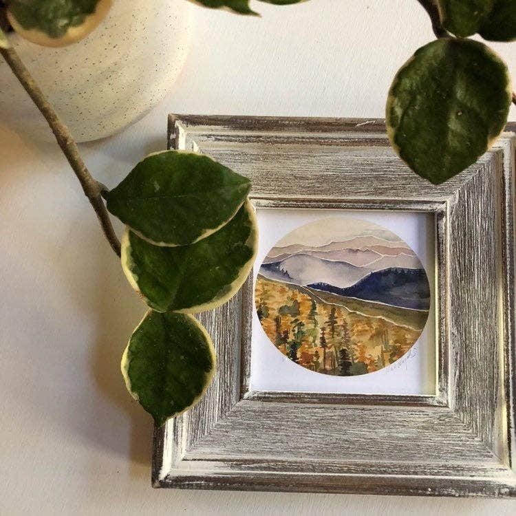 Kat Ryalls - Wholesale Art Print - Blue Ridge Layers Watercolor Print7