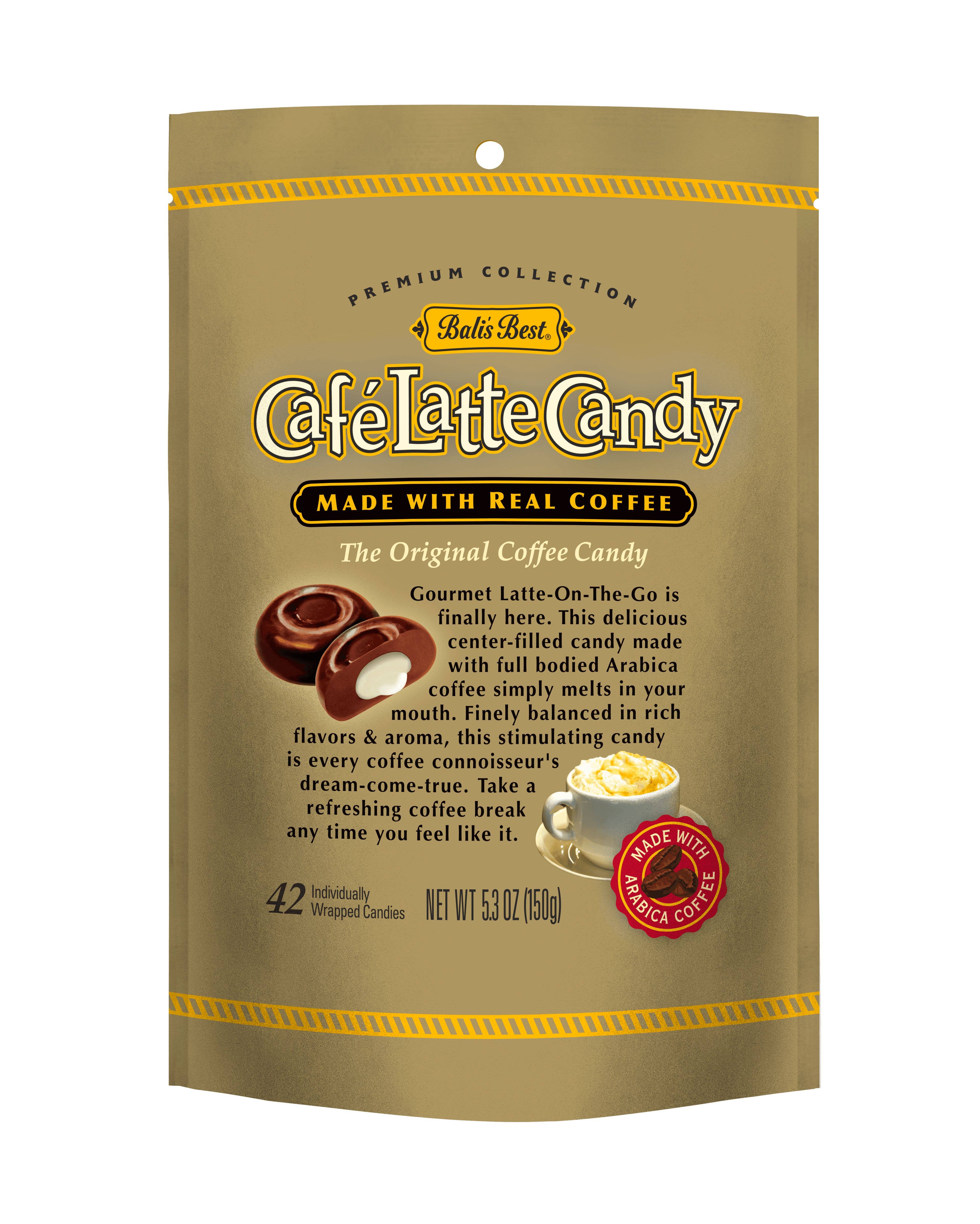 Grandpa Joe's Candy Shop - Wholesale Boiled sweets - Bali's Best Café Latte Candy, 5.3oz Bag, 12 Count Case