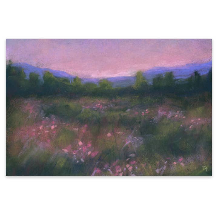 A Whispering Spring Glow Pastel Giclée Impressão artística por atacado de Tiffany Mackay Art