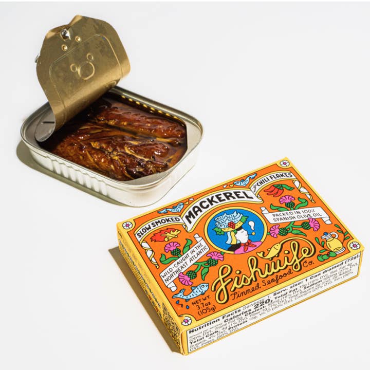 Fishwife - Wholesale Tinned Fish - Slow Smoked Mackerel2