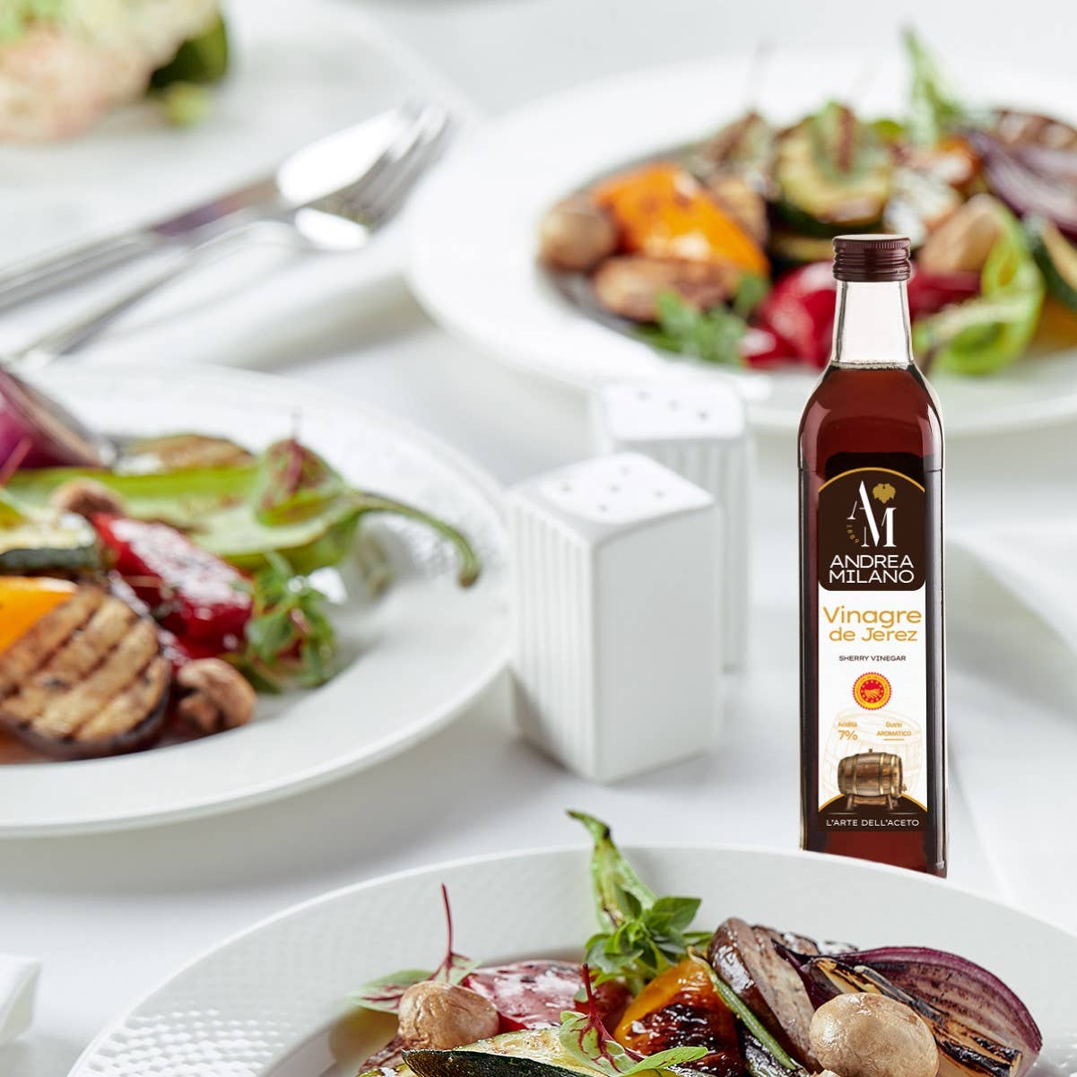 Andrea Milano - Venta al por mayor Vinagre - Vinagre de Jerez DOP 7% Andrea Milano1