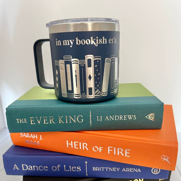 zoo&roo - Wholesale Insulated mug/tumbler - In My Bookish Era stainless steel mug2